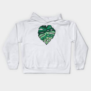 Monstera Leaf Kids Hoodie